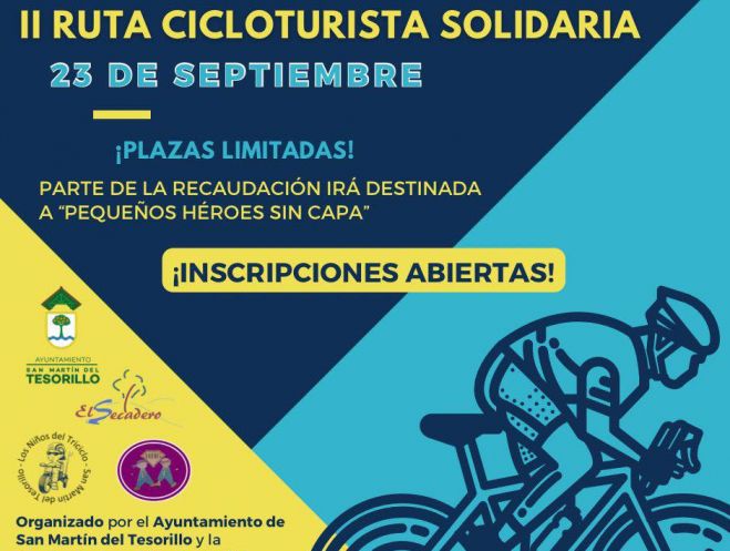 Tesorillo acoge la II Ruta Cicloturista Solidaria a favor de la asociación 'Pequeños héroes sin capa'