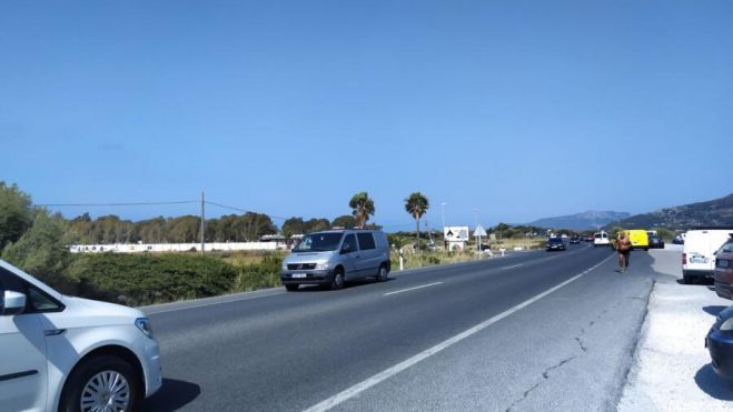 N-340 a su paso por Tarifa.