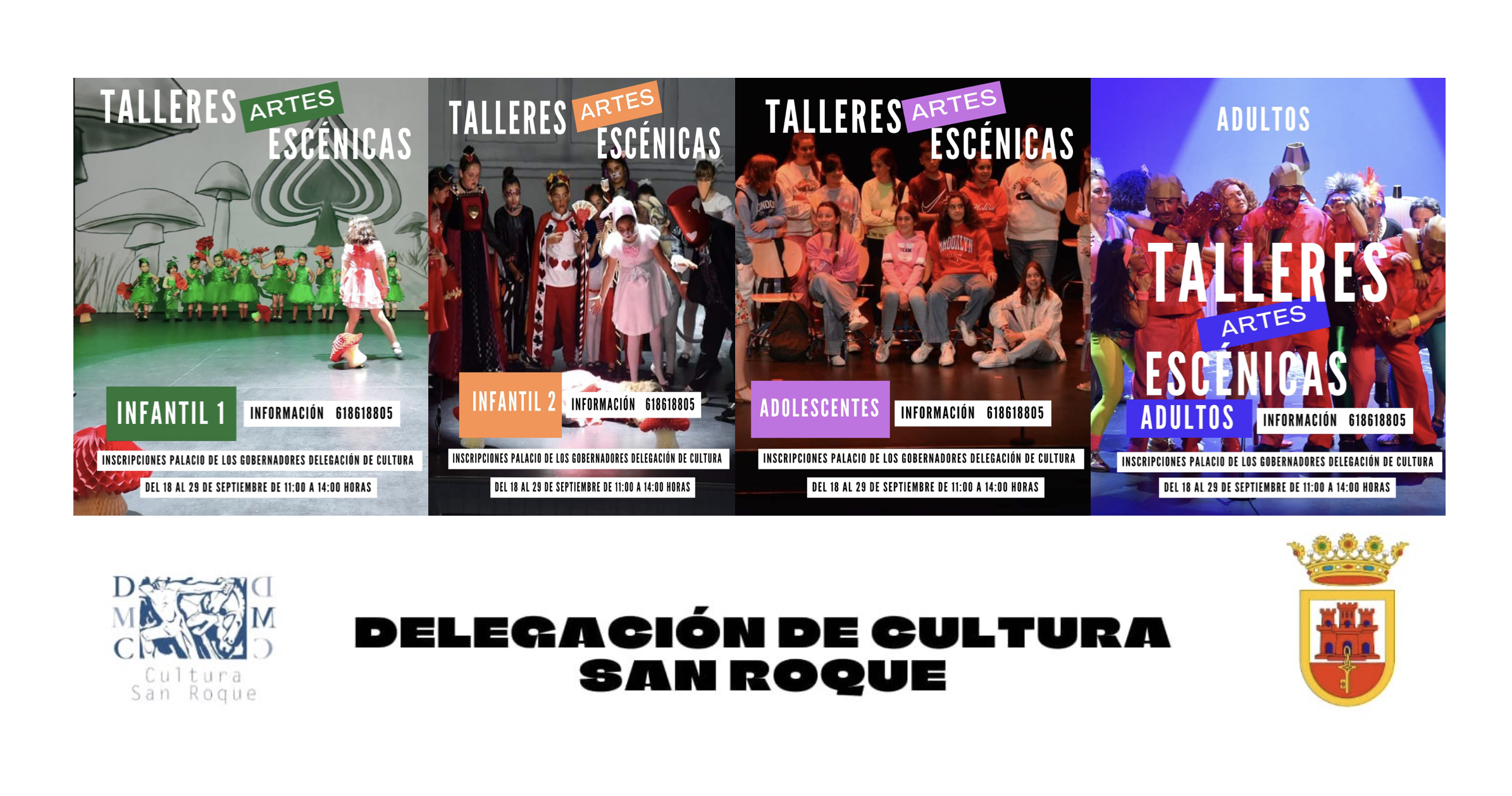 Abierto el plazo para los Talleres de Artes Escénicas de Cultura en San Roque.