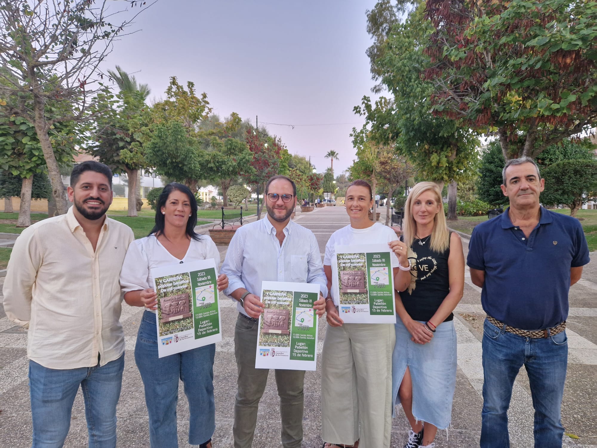 Deporte y solidaridad, en la vuelta de la V carrera benéfica Mil Colores de Castellar. 