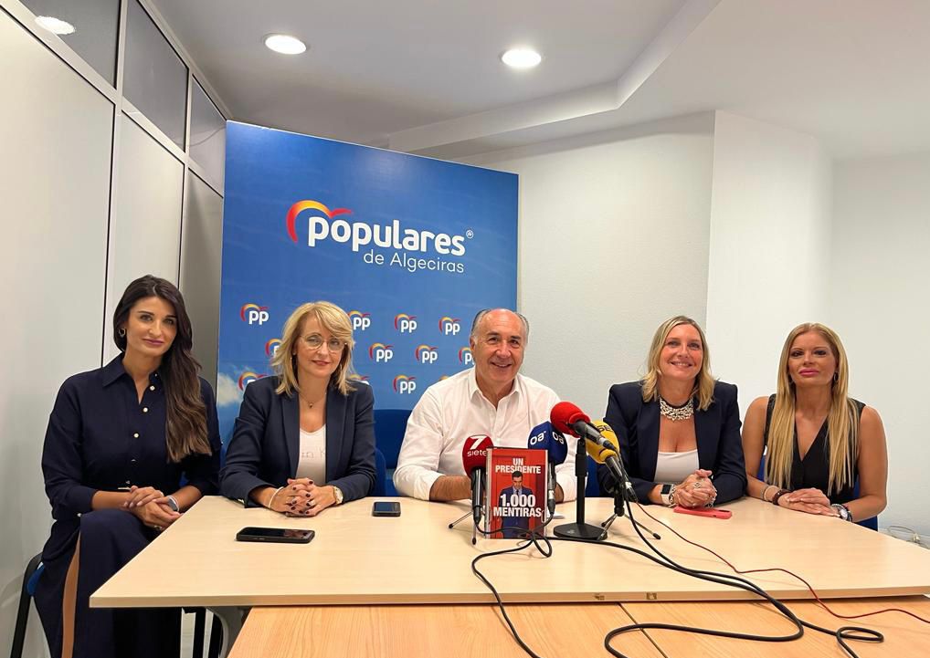 Rueda de prensa del Partido Popular de Algeciras. 