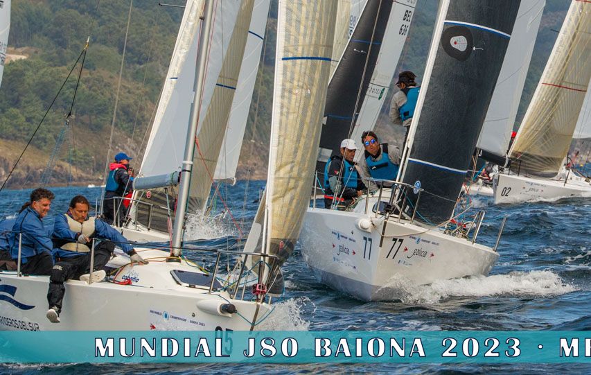 El linense 'Gestión Varaderos del Sur', a la izquierda, asciende al puesto 24º en el Mundial J/80