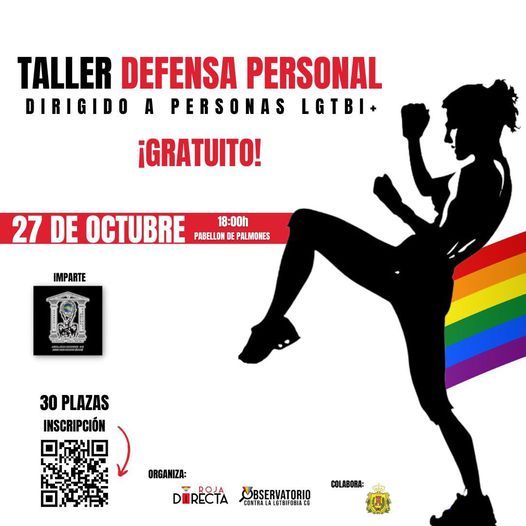 Roja Directa organiza un taller de defensa personal para personas del colectivo.