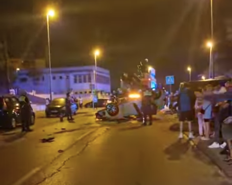 Una imagen del accidente.