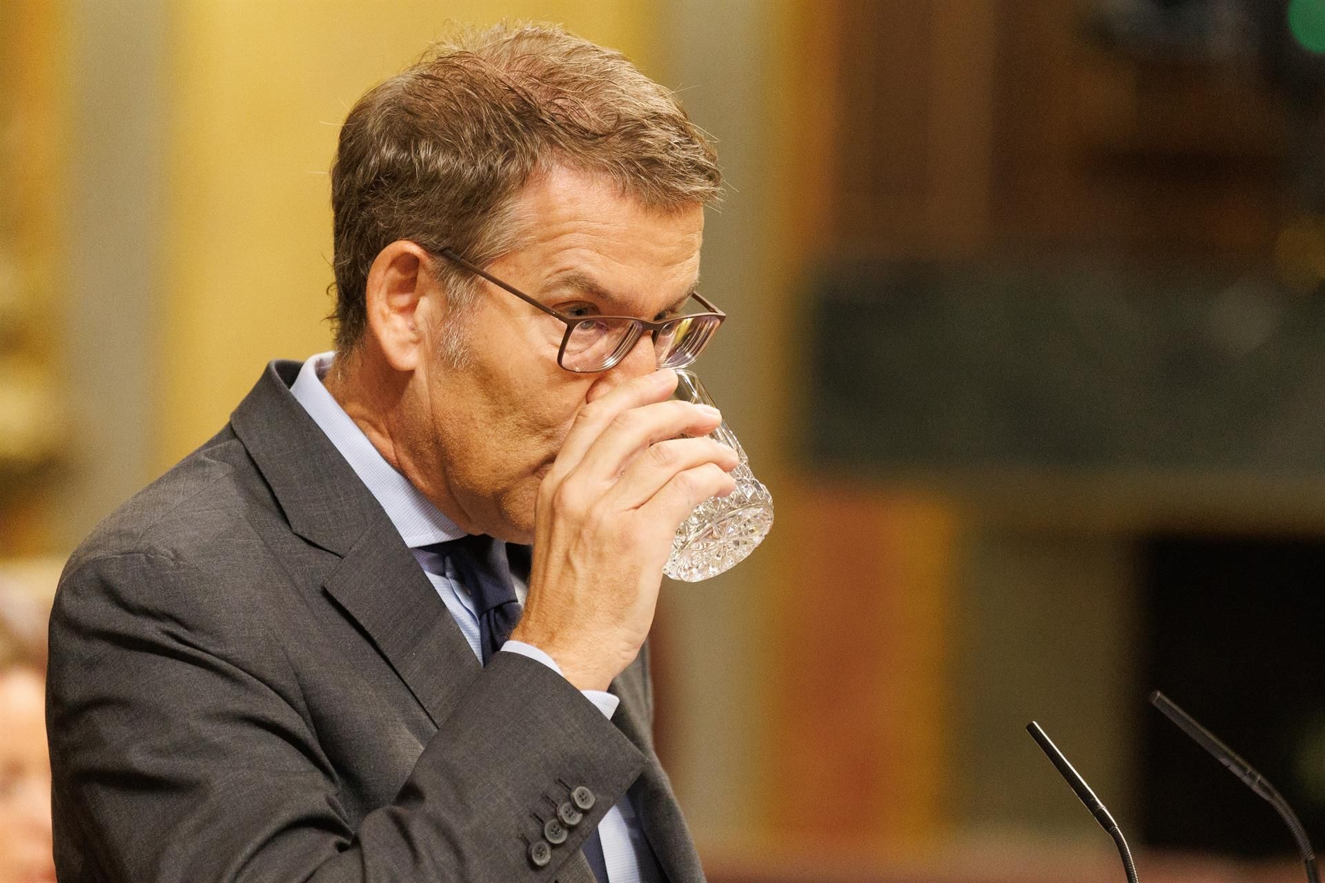 El Congreso rechaza la investidura de Feijóo en la primera votación: 172 votos frente a 178.