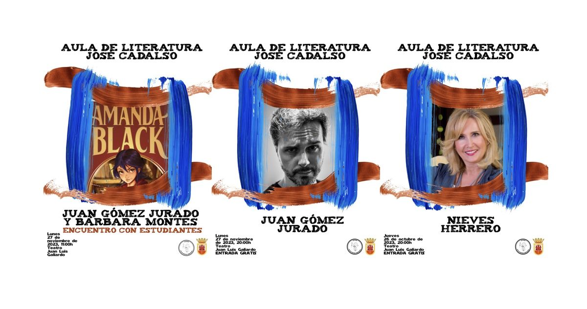 Nieves Herrero, Juan Gómez Jurado y Bárbara Montes, protagonistas de la Aula de la Literatura 