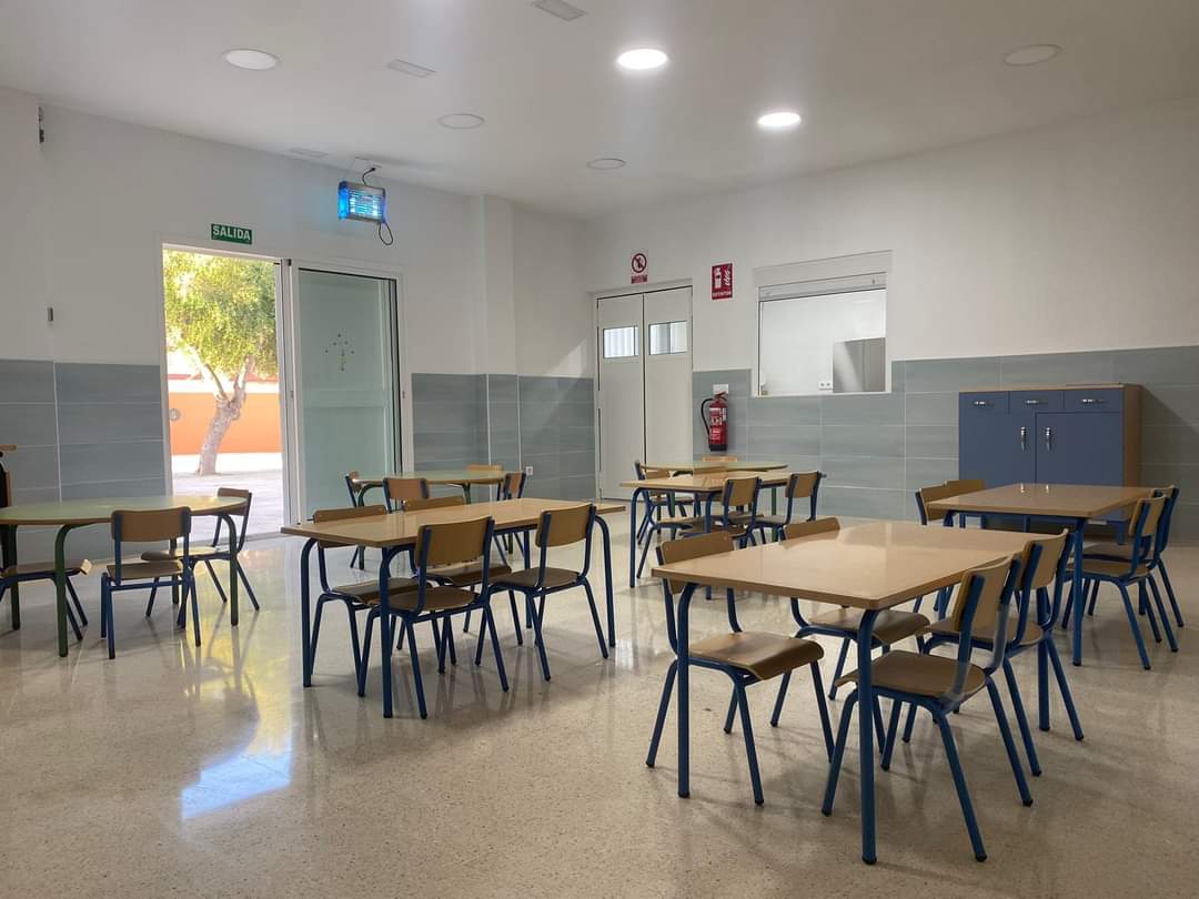 Los pequeños del colegio Isabel la Católica de La Línea ya cuentan con un comedor propio.