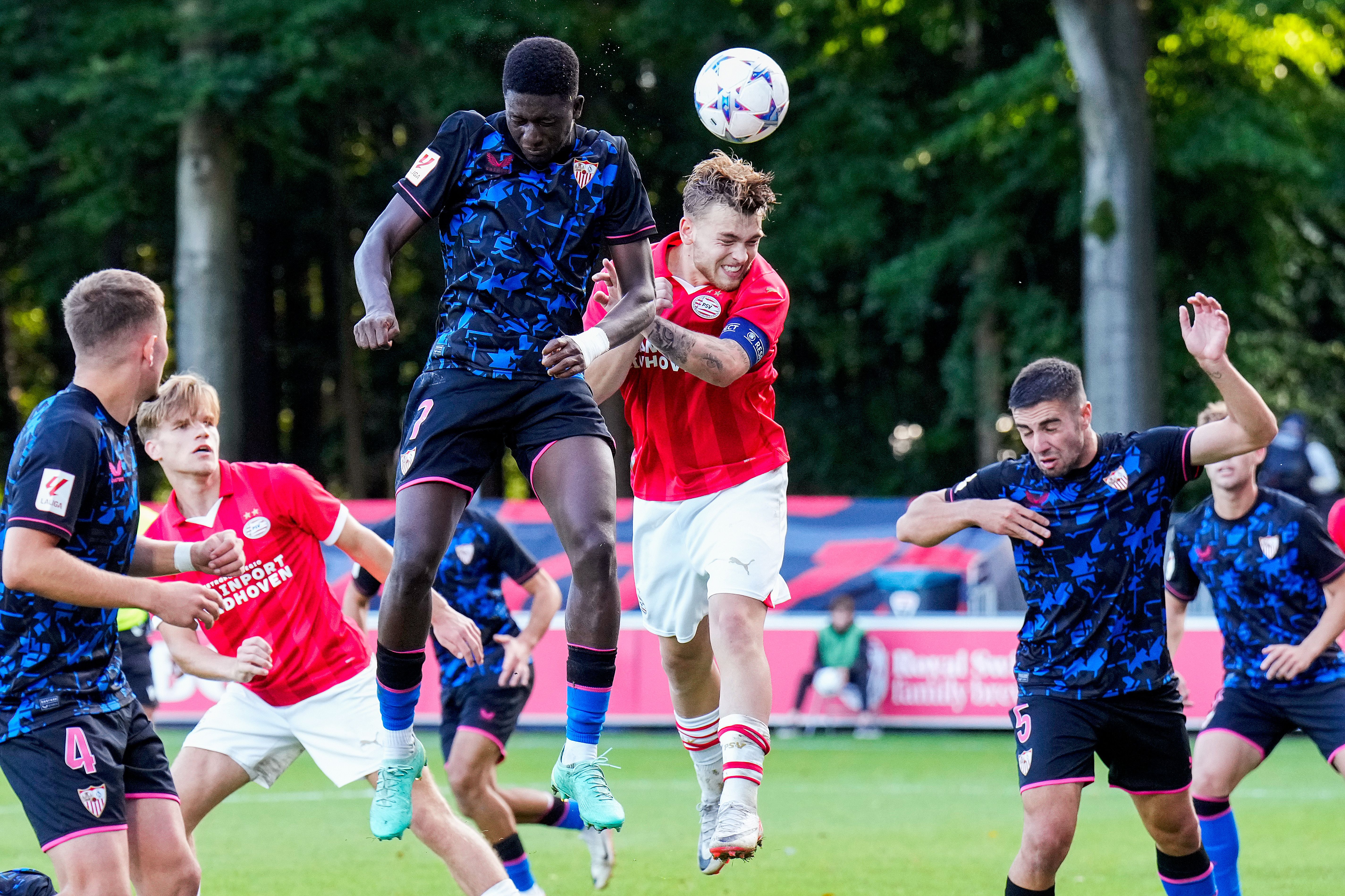 Un lance del PSV Eindhoven-Sevilla FC de la Youth League/Foto: PSV