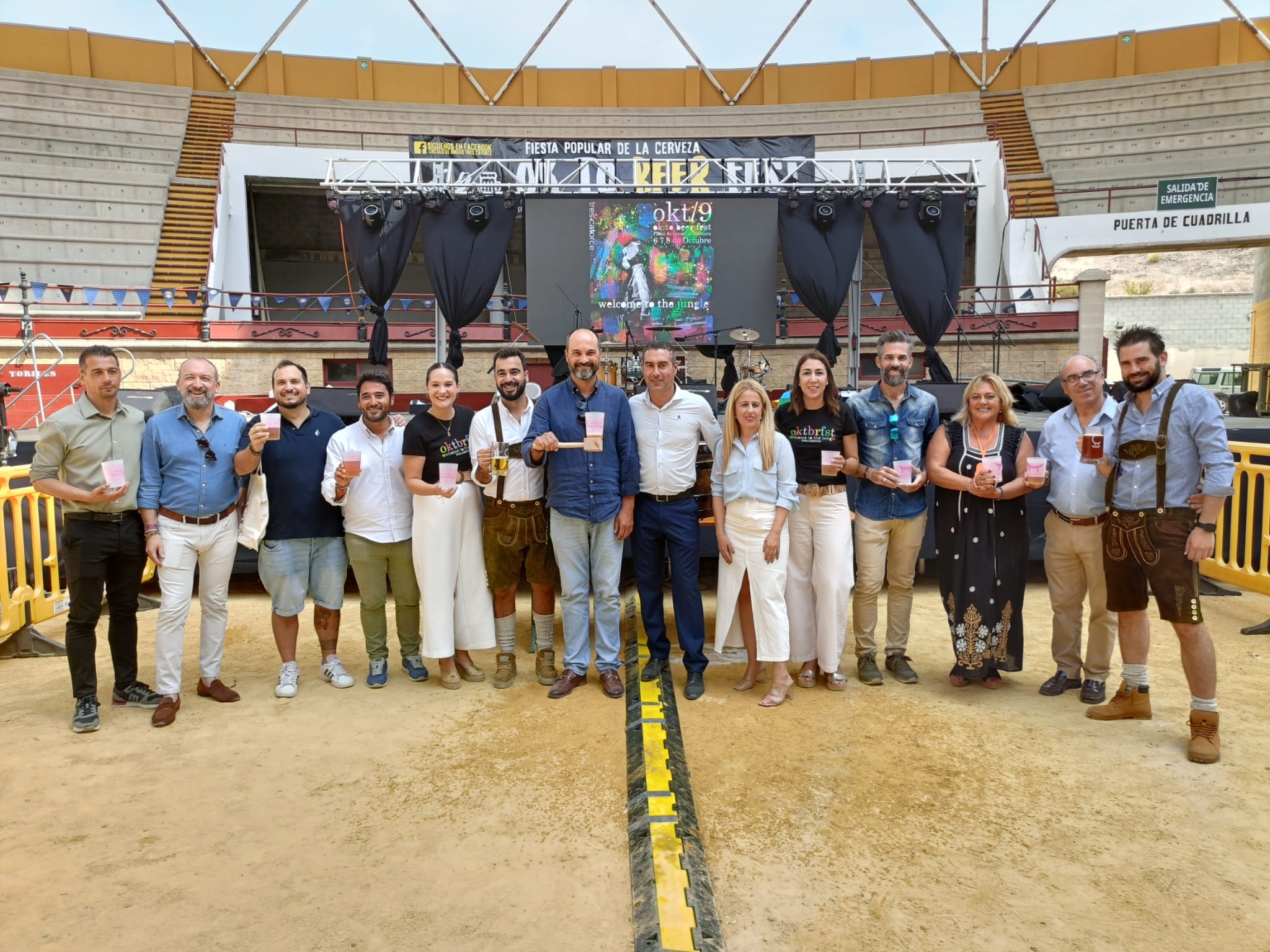 Los Barrios inaugura su Oktobeerfest más solidario con 9.000 litros de cerveza para consumir