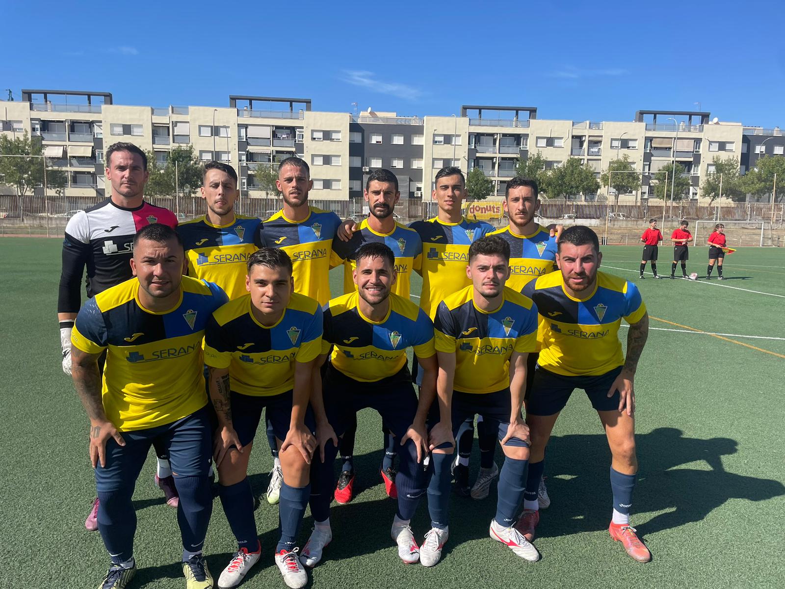 Formación del CD San Bernardo en su visita al Xerez DFC B en la cuarta jornada de liga en la Primera Andaluza