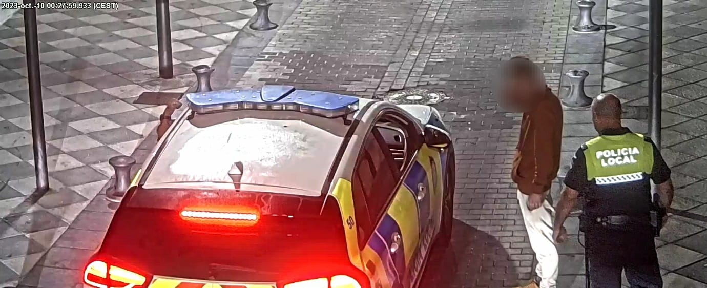 Detienen al autor de daños en vehículos gracias a las cámaras de seguridad del Barrio de la Caridad