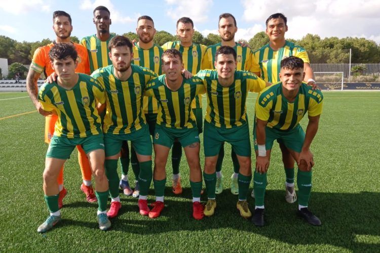 Once inicial de la UD Los Barrios hoy en Aljaraque frente al Atlético Onubense