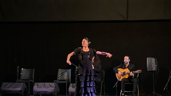 La bailaora jimenata Lucía Álvarez. 