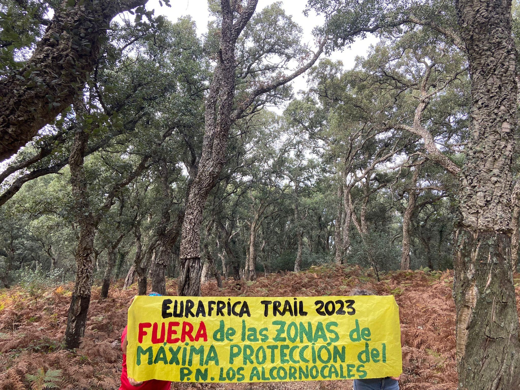 Agaden denuncia que la prueba deportiva Euráfrica Trail vuelve a pasar por zona protegida de Los Alcornocales 