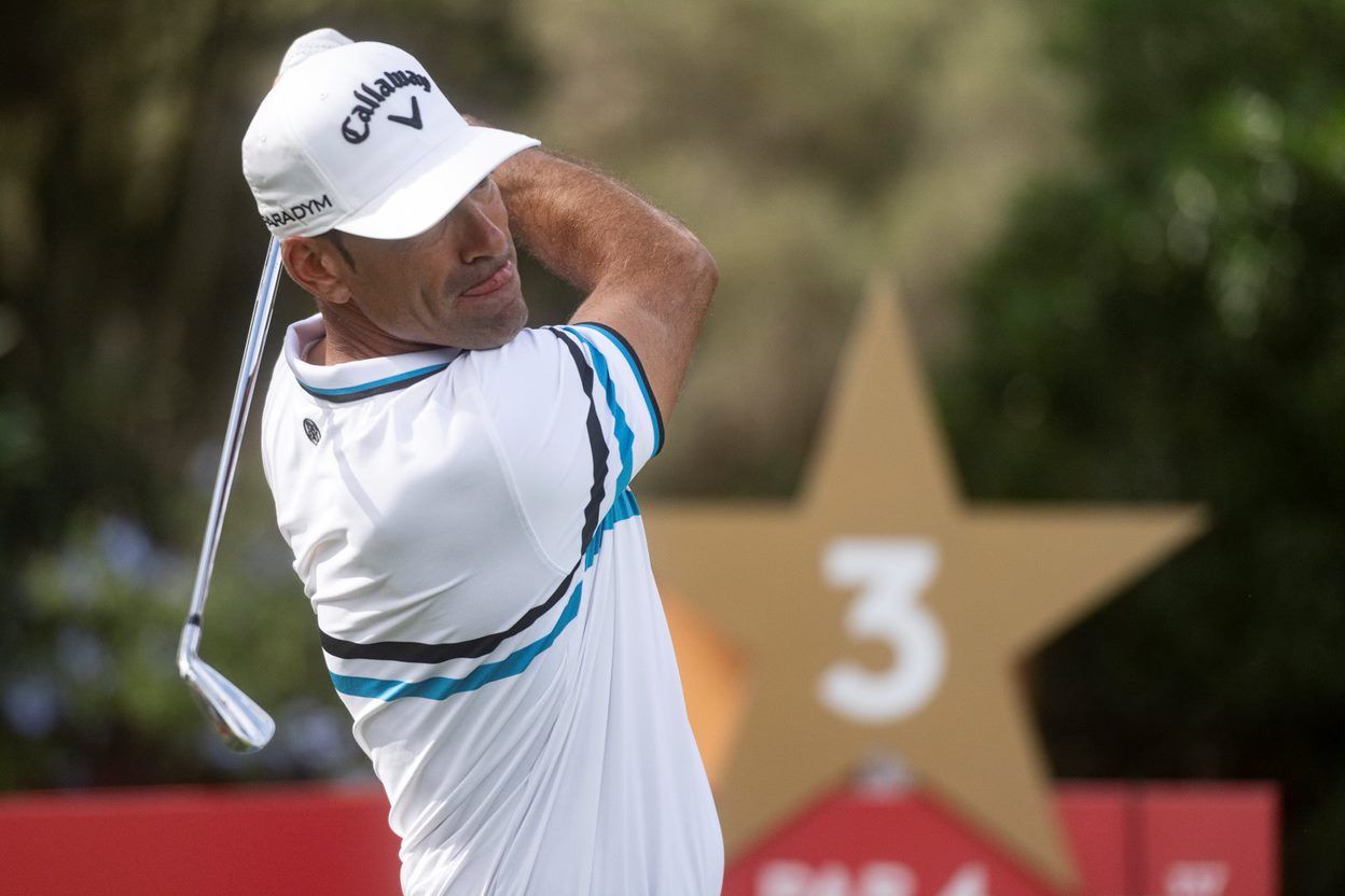 Álvaro Quirós, en el Estrella Damm N.A. Andalucía Masters en el Real Club de Golf Sotogrande/Foto: Marcos Moreno