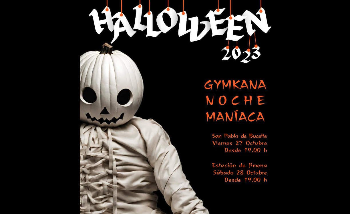 Noches maníacas de Halloween, gymkana terrorífica que aterriza en Jimena en su tercera edición