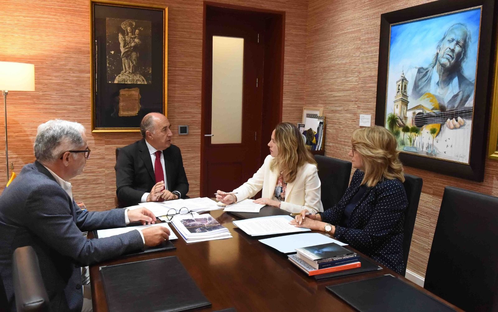 El Ayuntamiento de Algeciras y Diputación de Cádiz establecen líneas de trabajo en materia cultural, histórico y artístico 