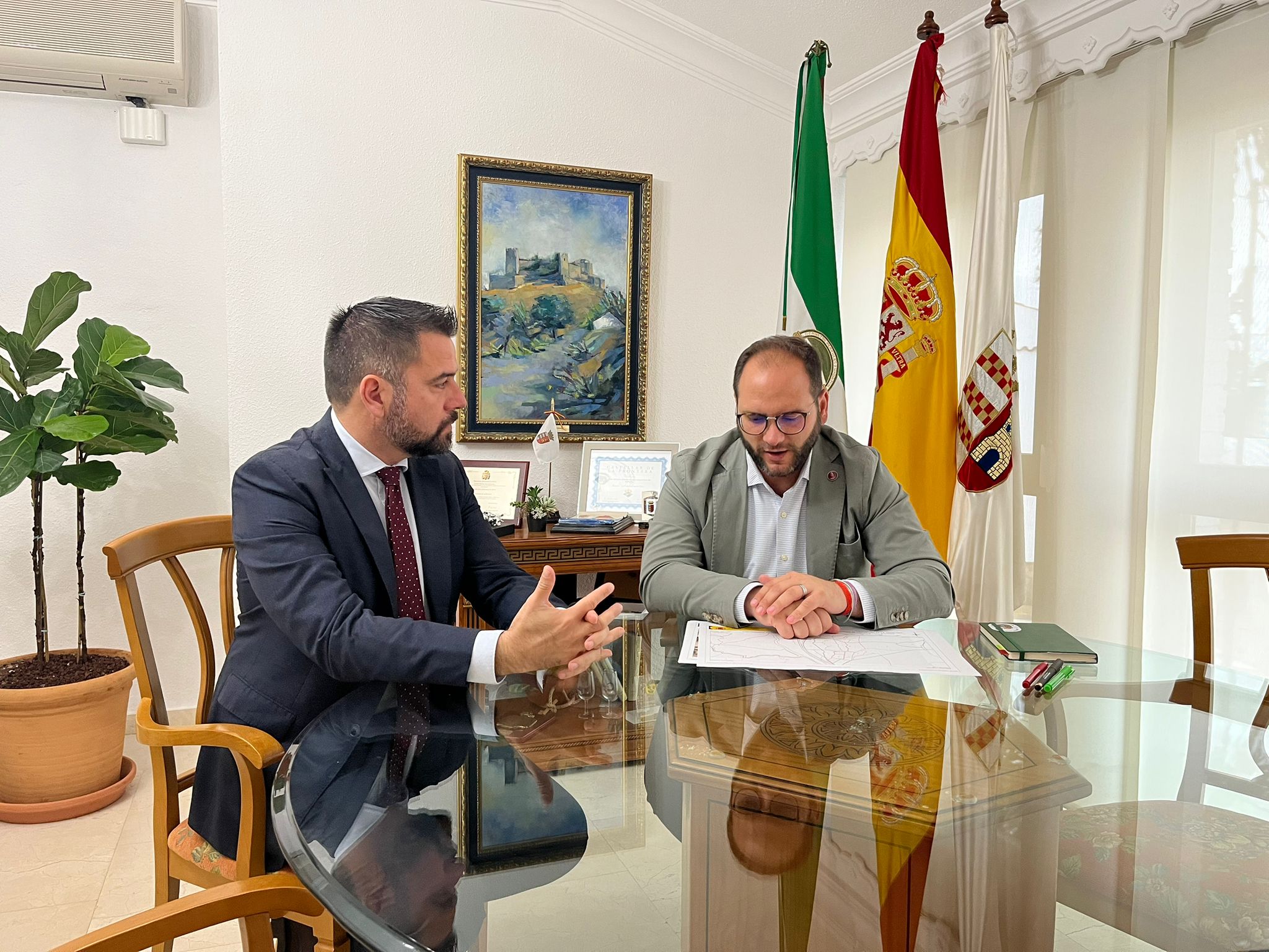 La Zona Franca de Cádiz y el Ayuntamiento de Castellar buscan impulsar la economía del municipio