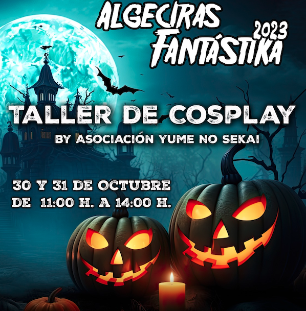 Cartel de la actividad de Cosplay.
