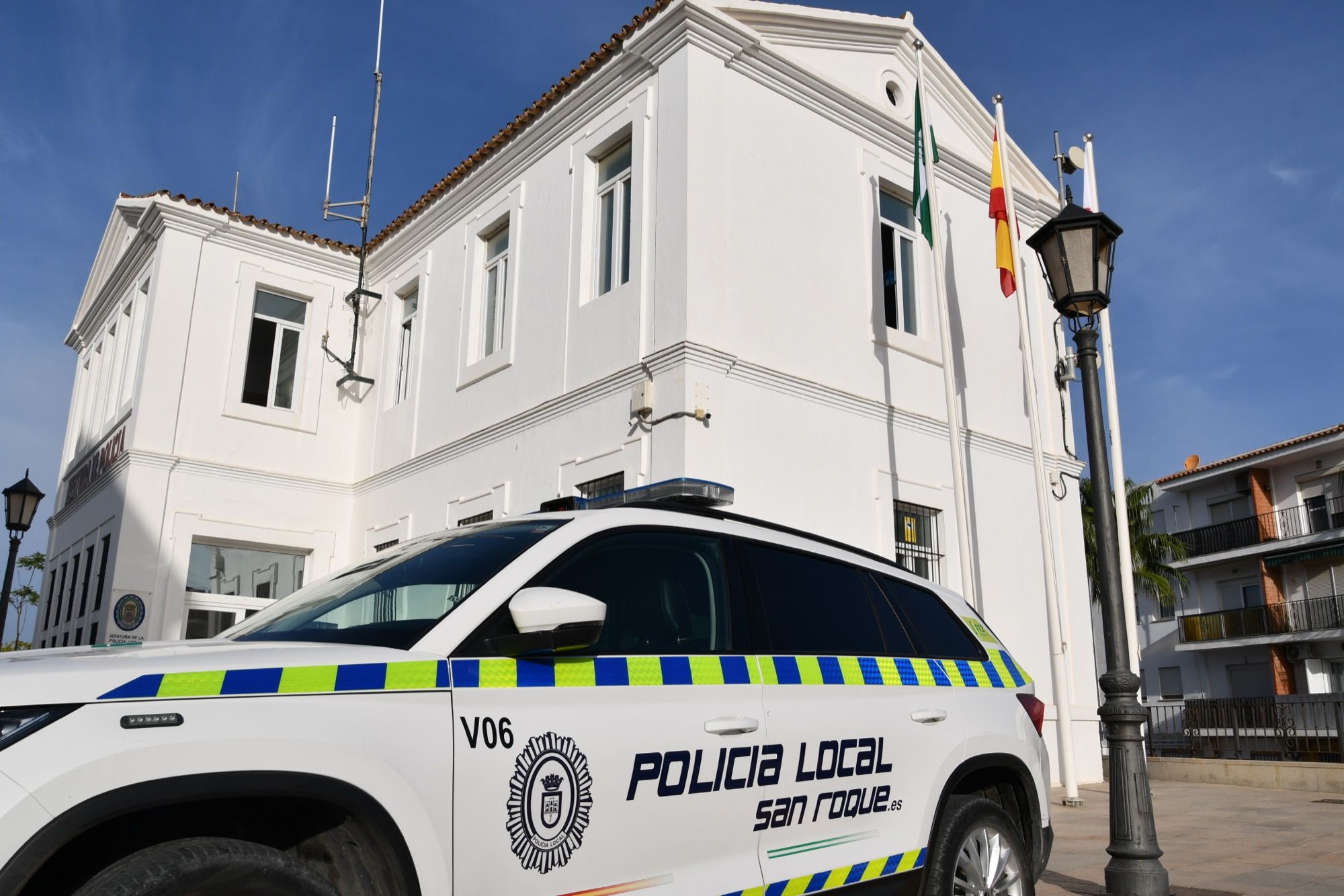 La Policía Local de San Roque establece un dispositivo especial de seguridad por Halloween.
