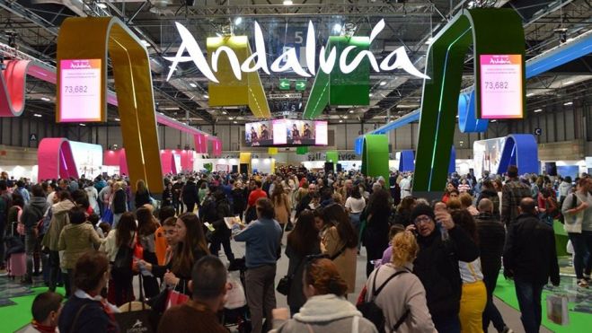 Espacio de Andalucía en Fitur del pasado año. Espacio de Andalucía en Fitur del pasado año.