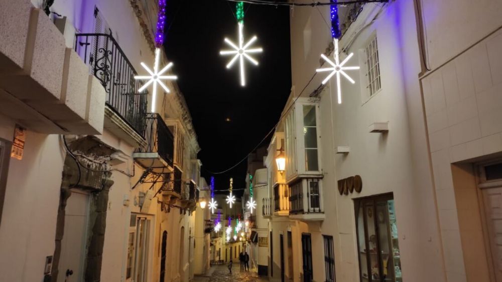 Alumbrado de Tarifa, en imagen de archivo.