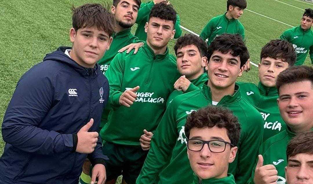 La Andaluza Sub-16 de rugby del sanroqueño Álvaro Vaca se impone 10-20 a País Vasco