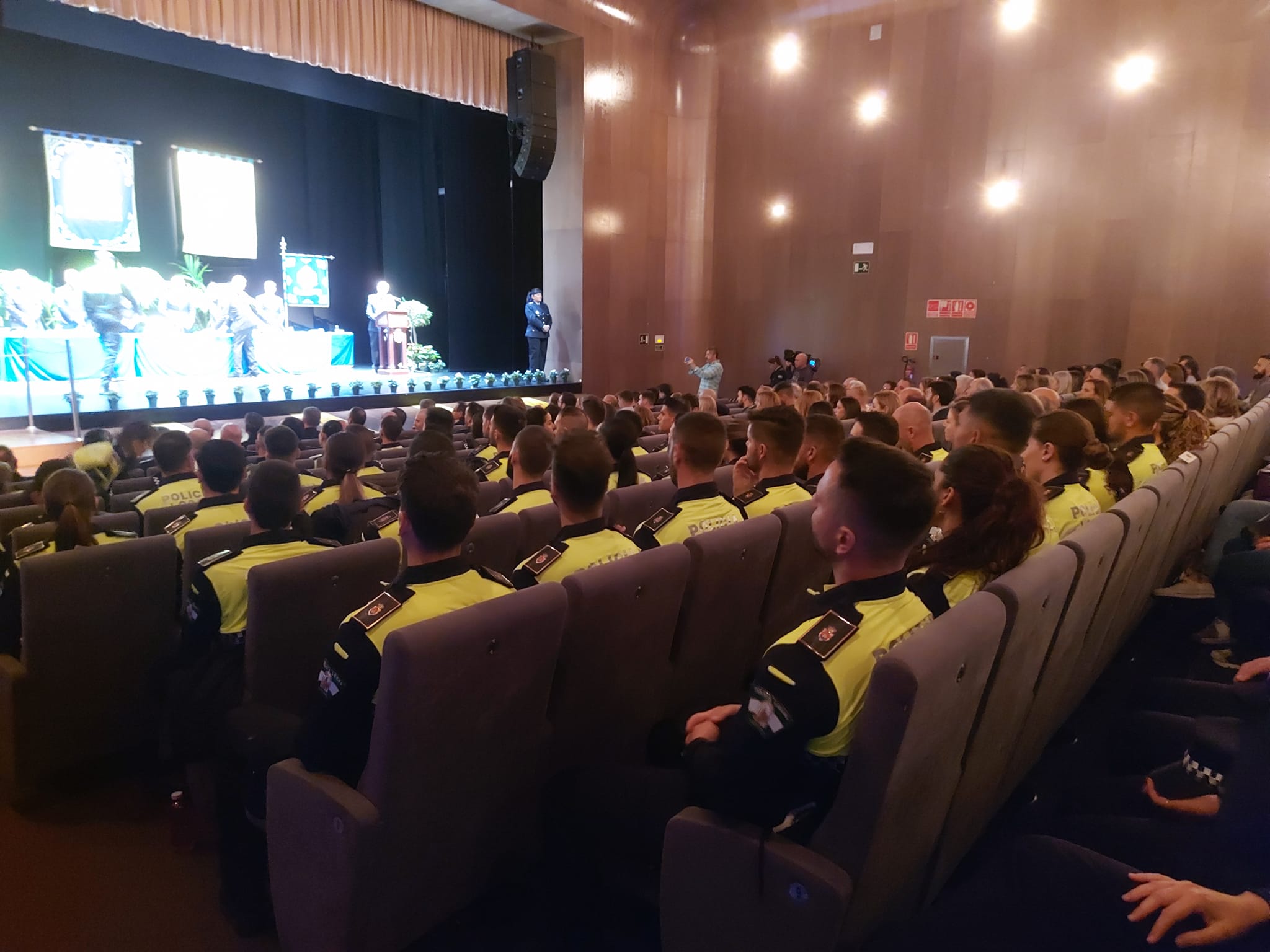 Acto de incorporación de los agentes de la Policía Local. Foto: B. J/8Directo