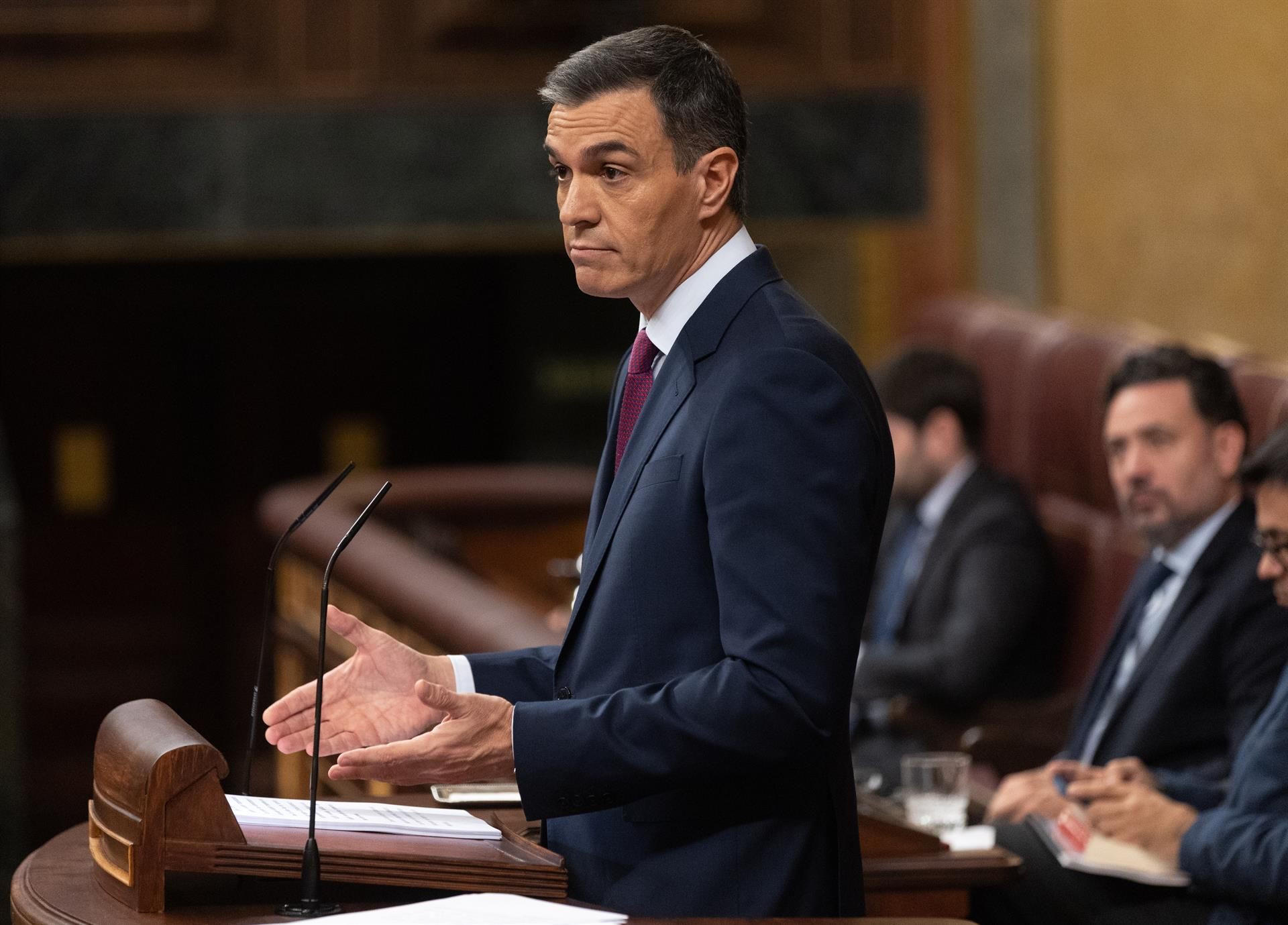 Sánchez justifica la amnistía a los independentistas porque "las circunstancias son las que son". Foto: Eduardo Parra - Europa Press.