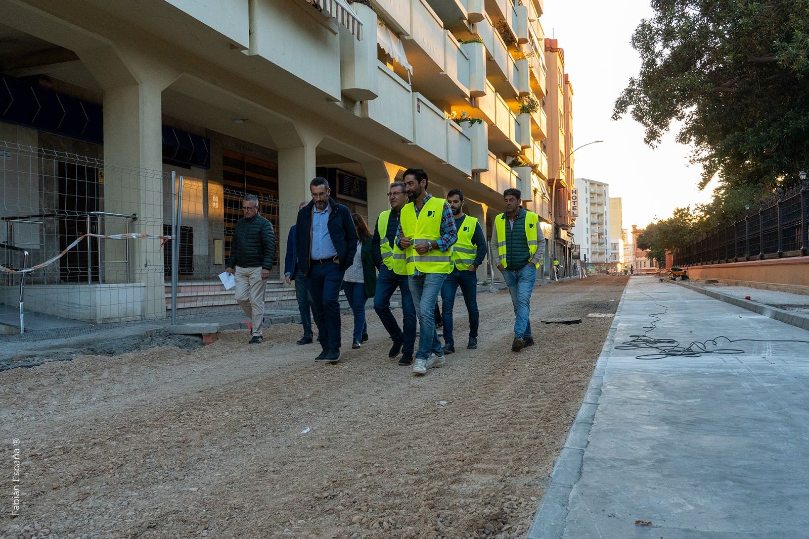 Las obras de regeneración de la avenida de España, en su recta final.