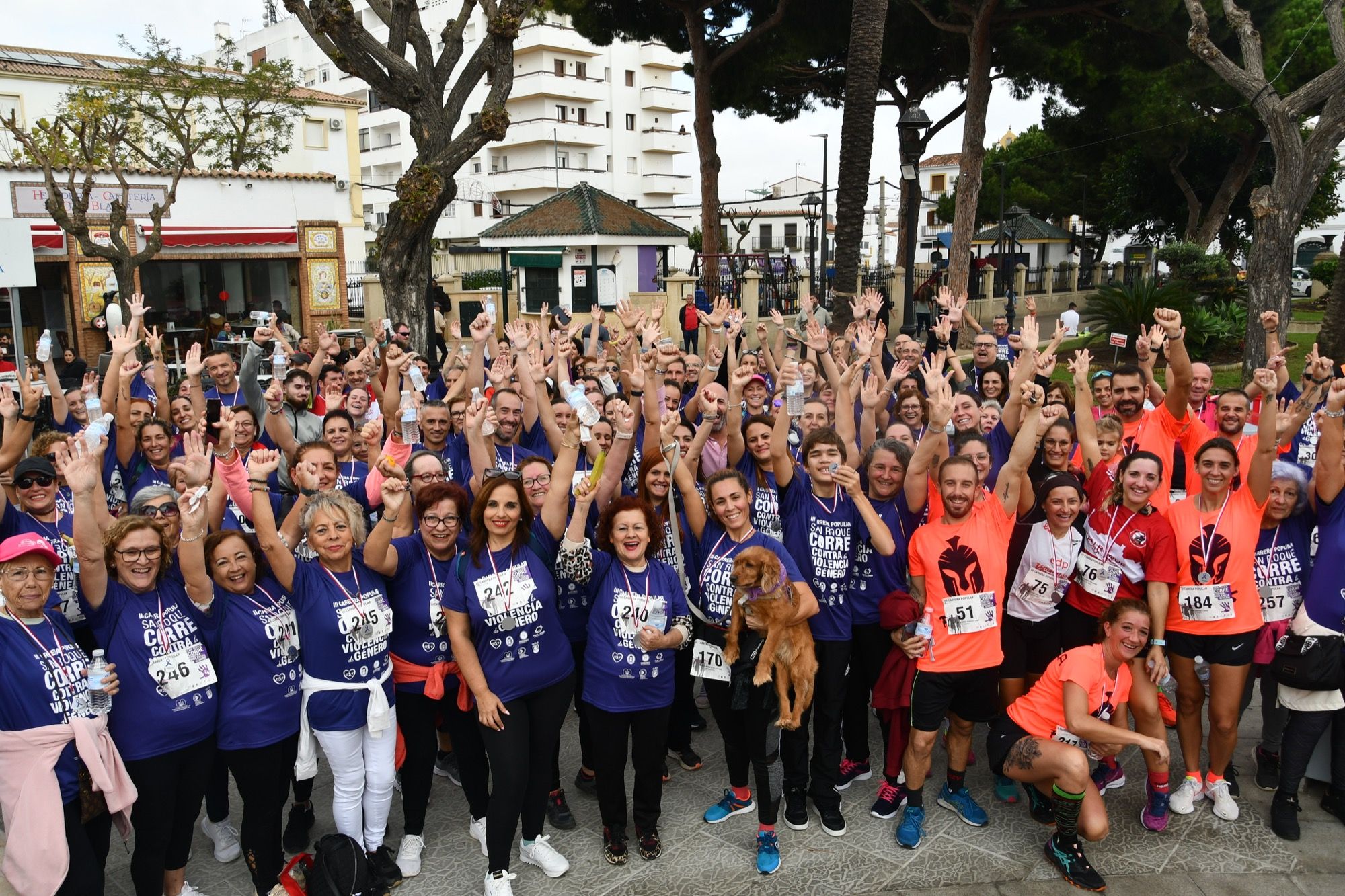 San Roque corre este sábado contra la violencia de género. Carrera 2022. Imagen de archivo.