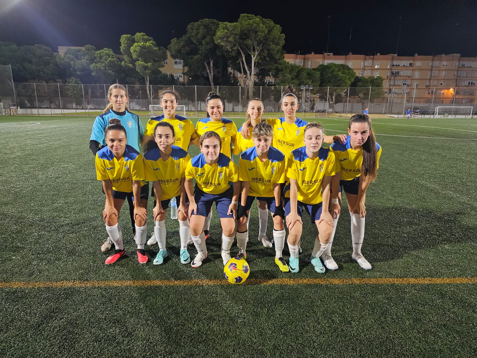 Formación del Deportivo en San Fernando