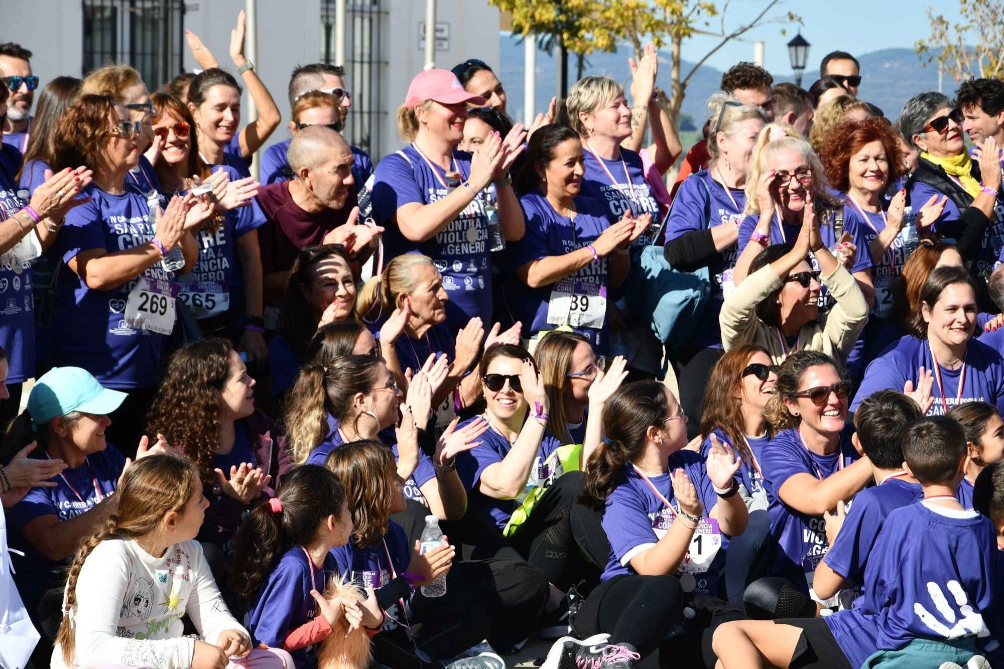 San Roque se vuelca en la carrera contra la violencia de género.