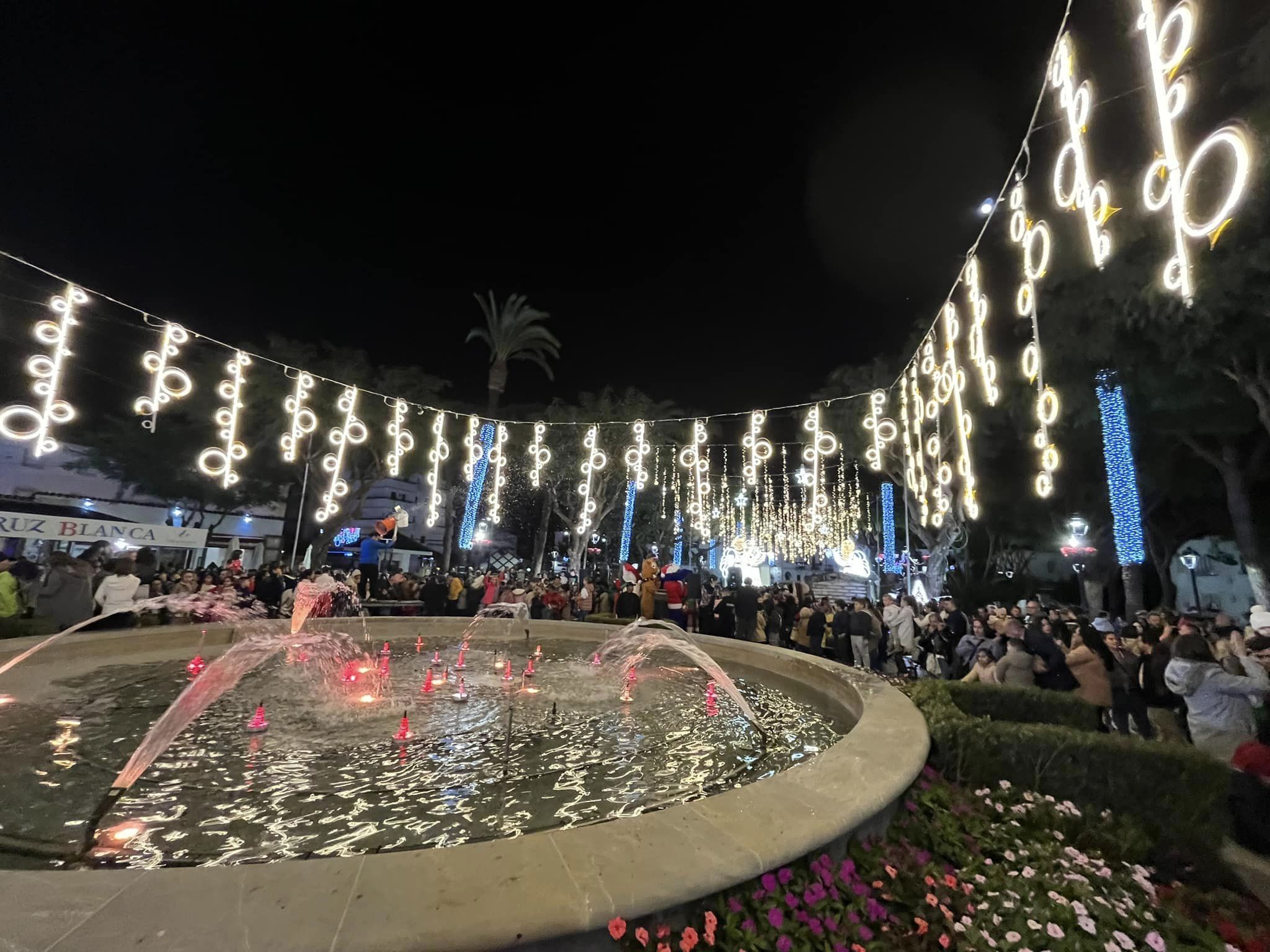 San Roque ilumina la Navidad. Encendido del alumbrado navideño 2023. Foto: B. J. 