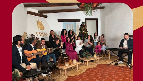 Imagen de archivo de la zambomba flamenca 'Triana por Pascua'. Las barriadas de La Paz y Los Olivillos acogen zambombas flamencas los días 1 y 15 de diciembre