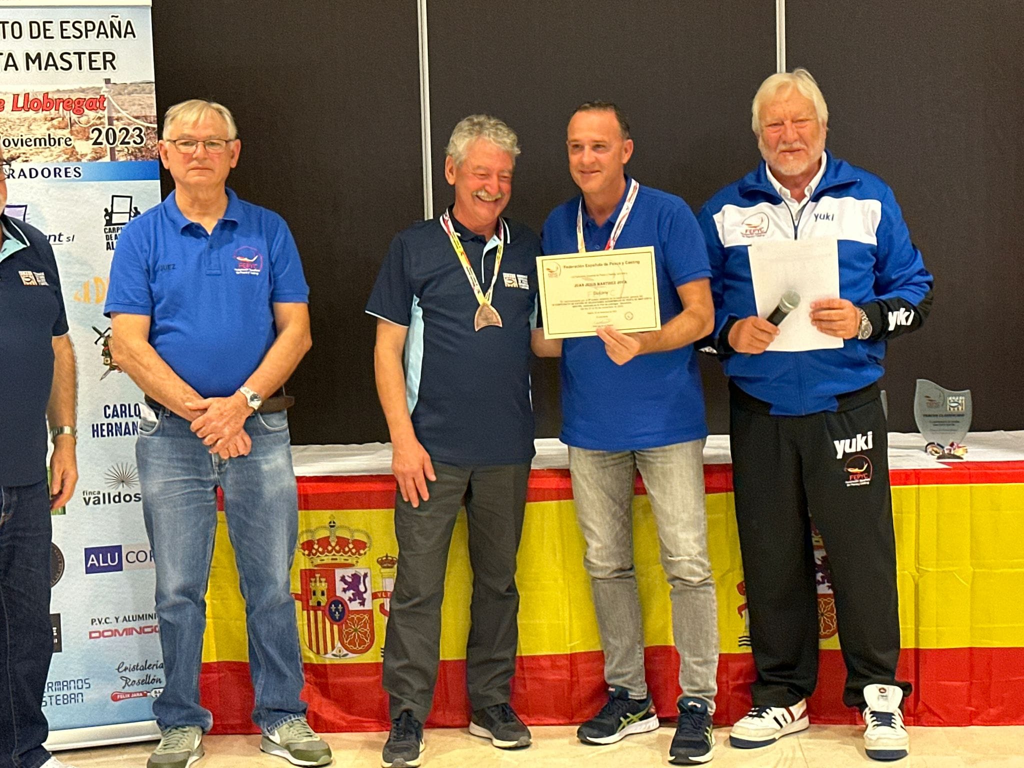 Juan Jesús Martínez Joya, del Club de Pesca Bahía de Algeciras, subcampeón de España