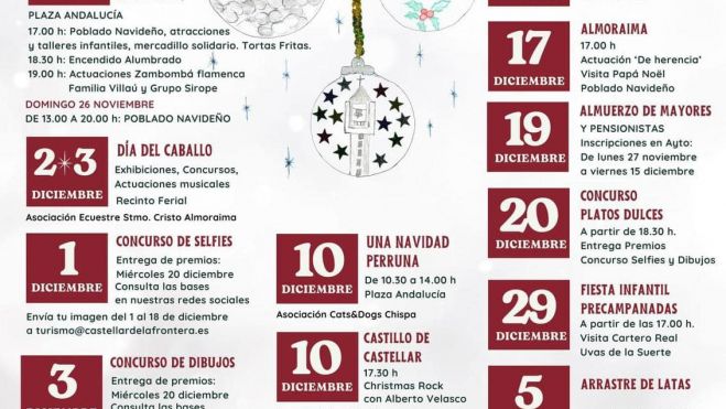 Programación municipal de Navidad en Castellar. Programación municipal de Navidad en Castellar.