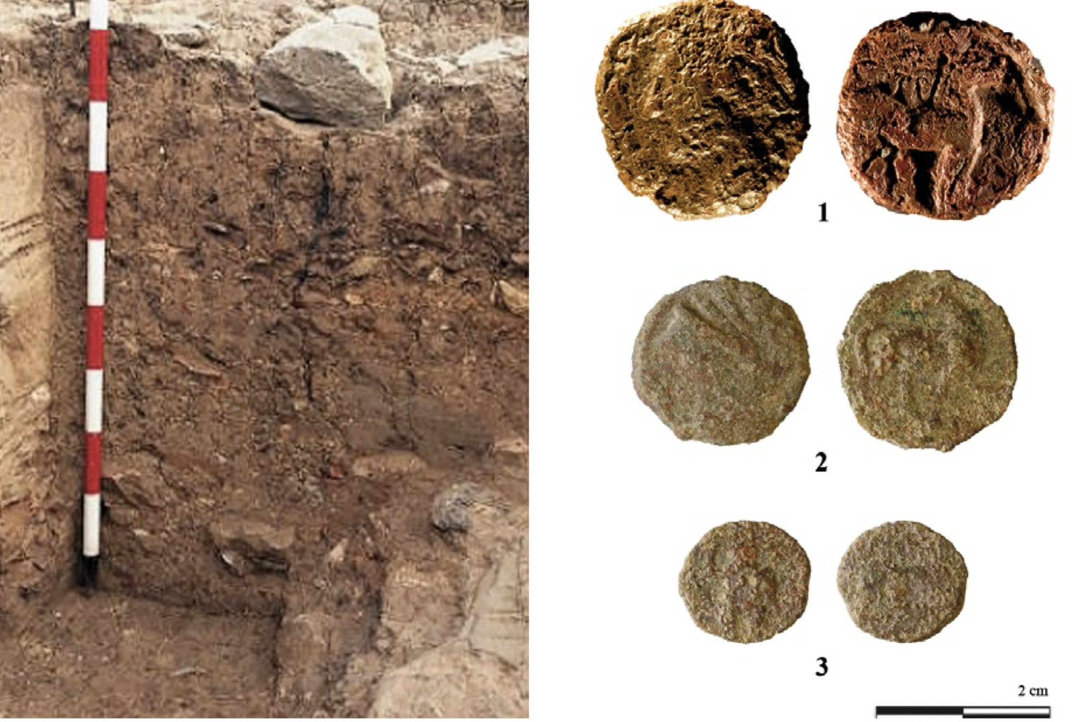 Caracterización arqueológica de los hallazgos monetales púnicos en Carteia. Foto: IECG.
