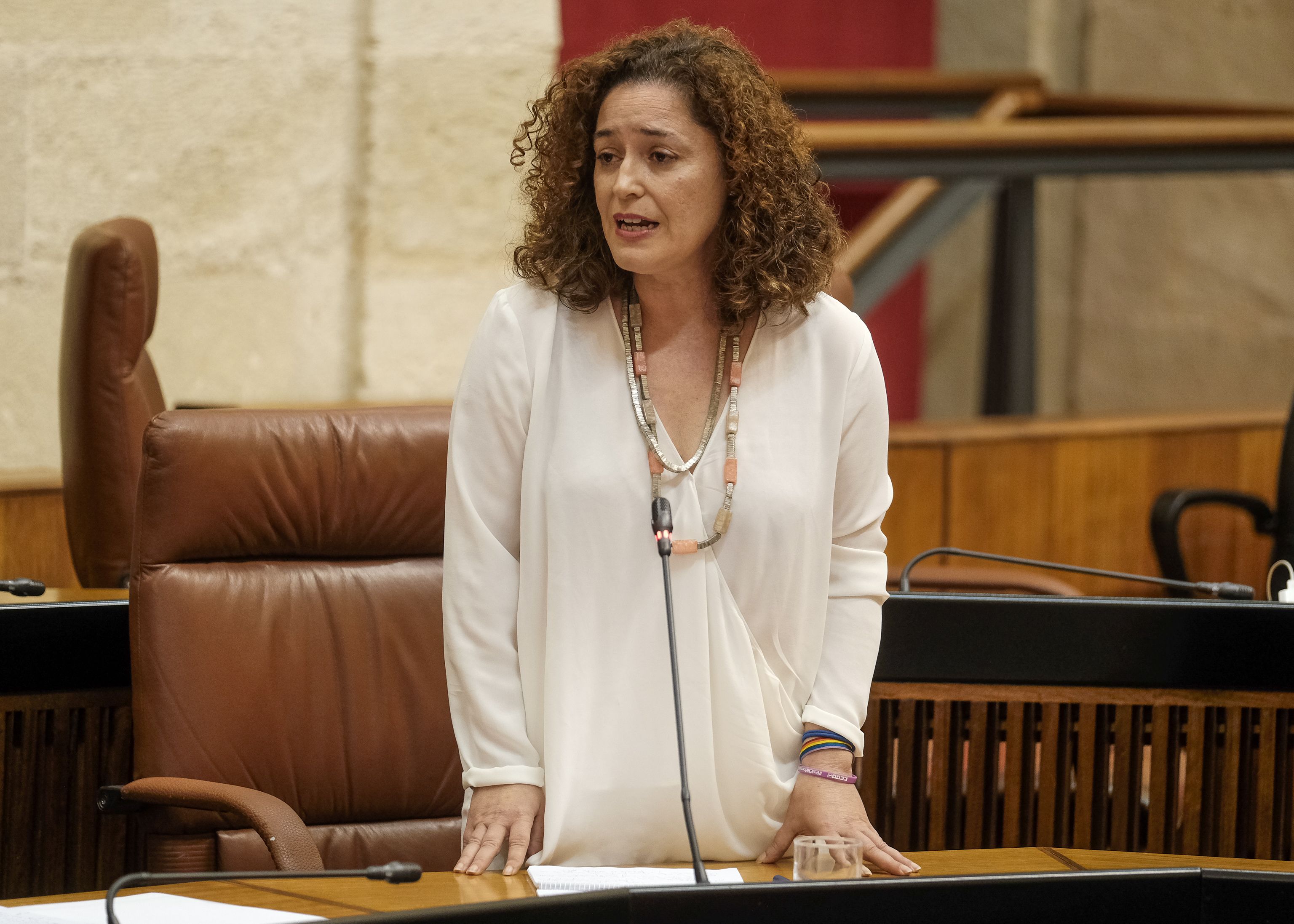 Inmaculada Nieto, parlamentaria de IU.