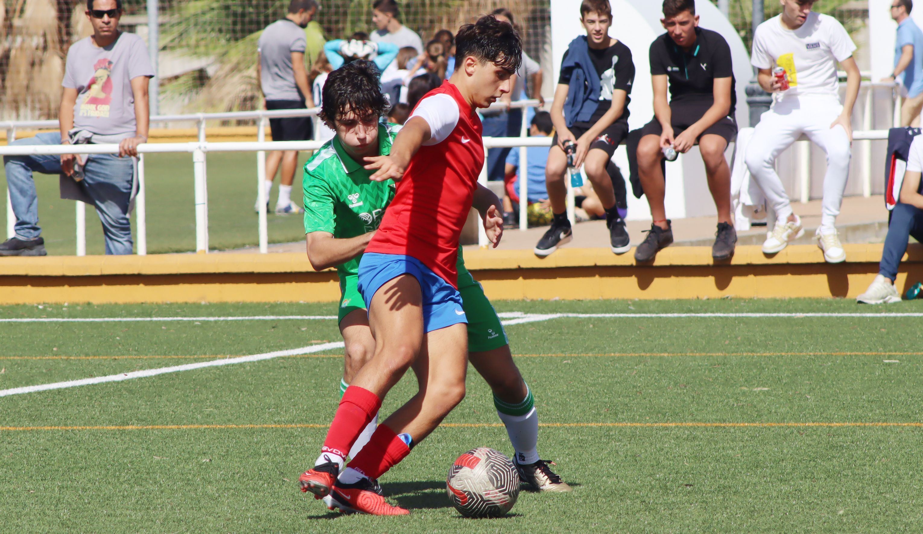 Dani Recagno, en un encuentro del juvenil del Algeciras CF/Foto: Axel S.C.