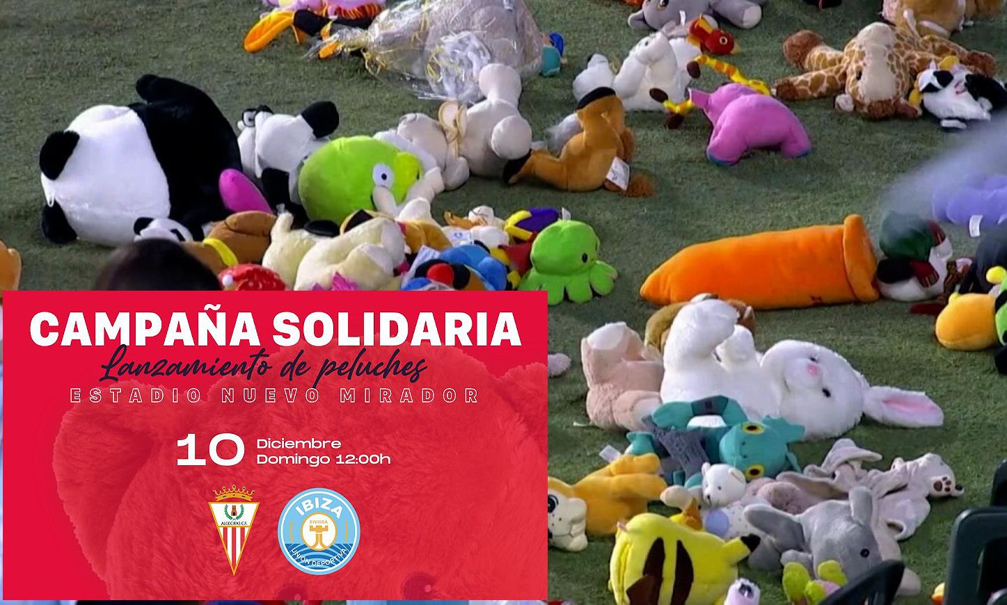 El Algeciras CF quiere que ante el Ibiza el 'Nuevo Mirador' se llene... de peluches