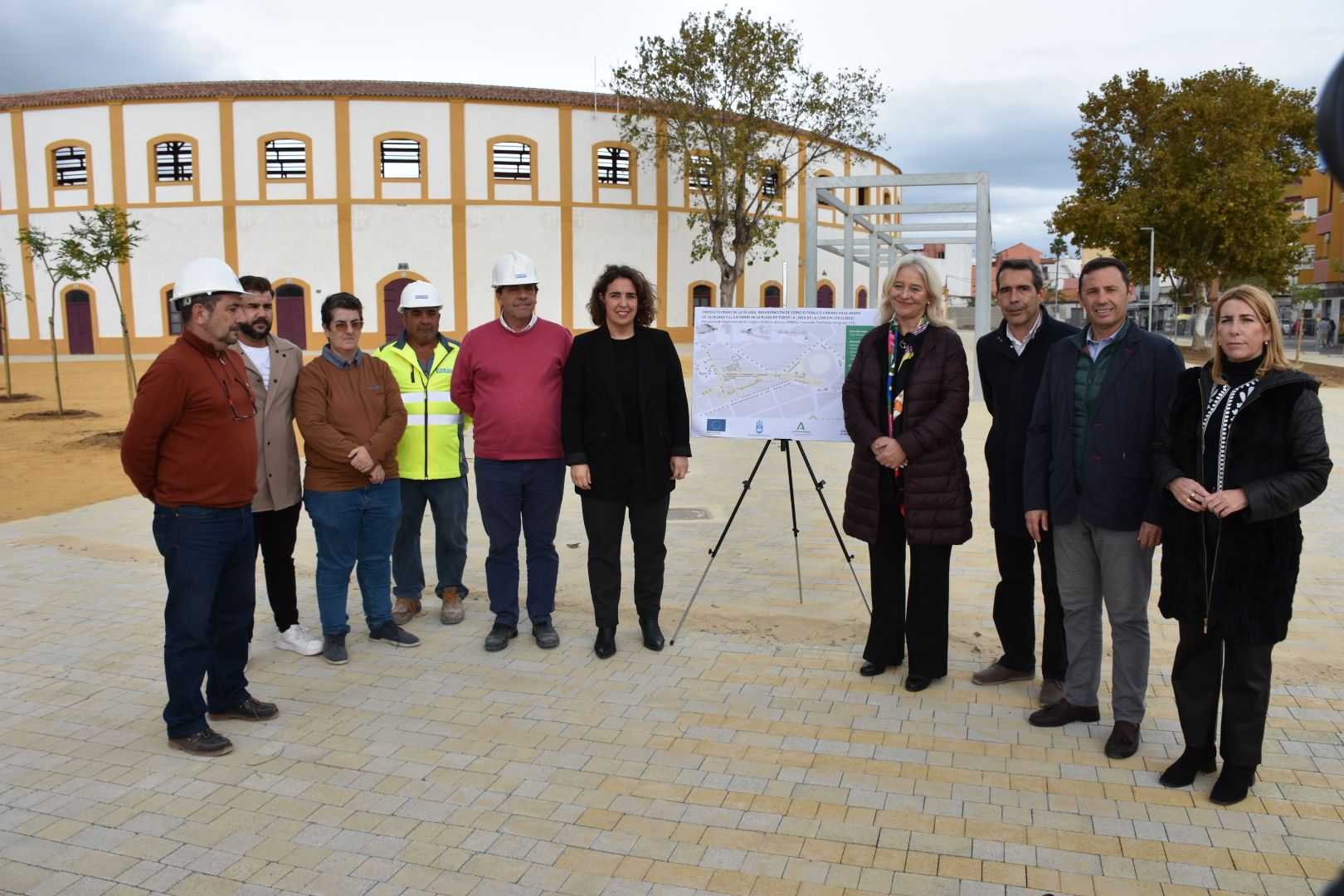 Las obras en el entorno de La Velada y la Plaza de Toros de La Línea, a punto de concluir.