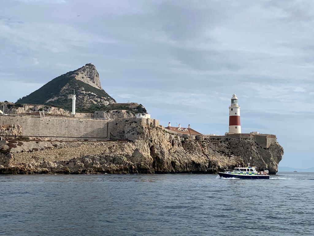 Nuevo incidente entre la Armada Española y la Royal Navy en aguas cercanas a Gibraltar. Punta Europa, en Gibraltar. Imagen de archivo.
