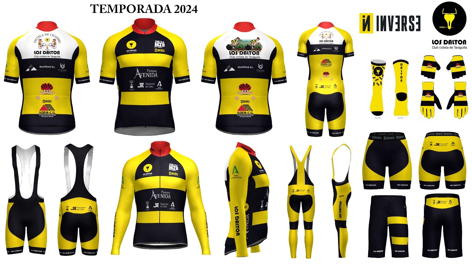 Los taraguilleros del CC Los Dalton ya tienen lista su nueva 'piel' para la temporada 2024