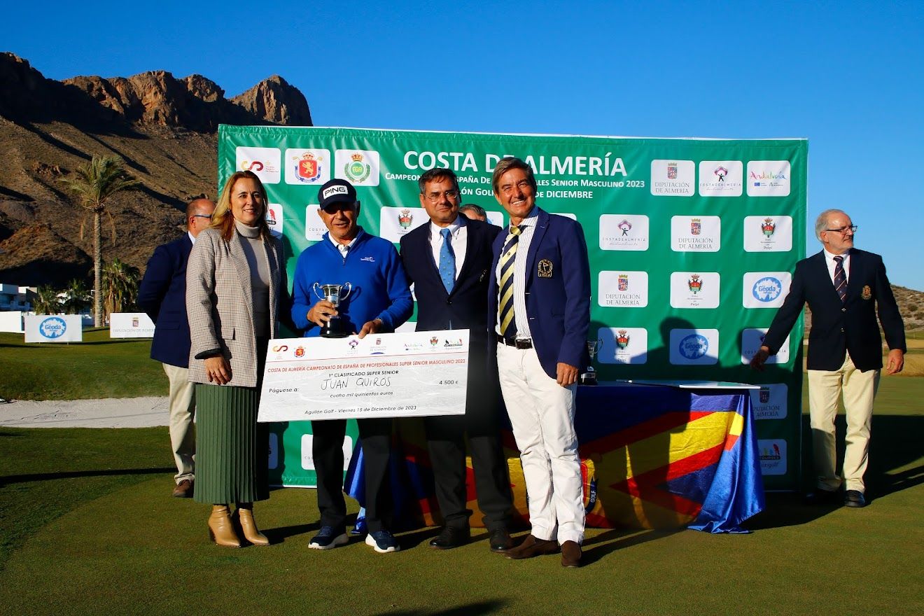 Juan Quirós logra en Almería un triplete histórico en el Campeonato de España de Profesionales