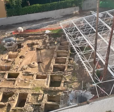 Avanza a buen ritmo el proyecto de restauración de la factoría romana de salazones de San Nicolás.