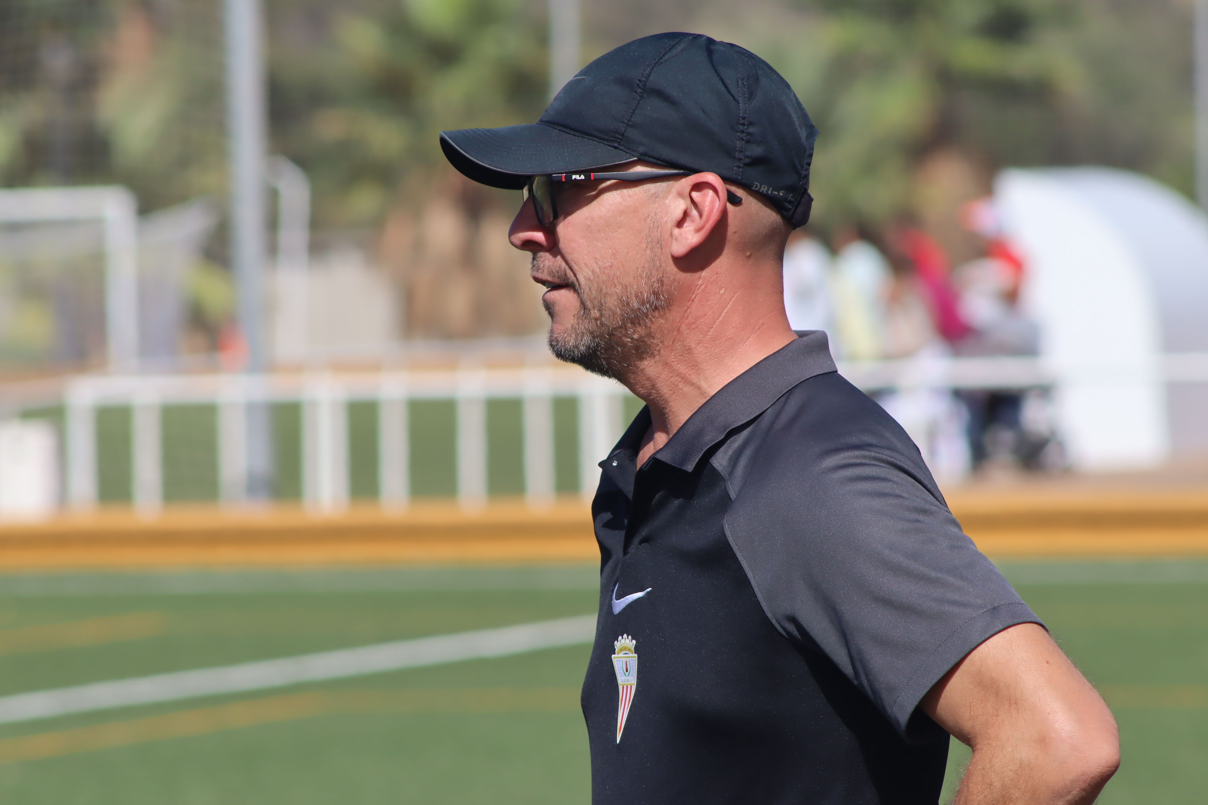 Fran Peinado, entrenador del juvenil del Algeciras Club de Fútbol/Foto: AXEL S.C.