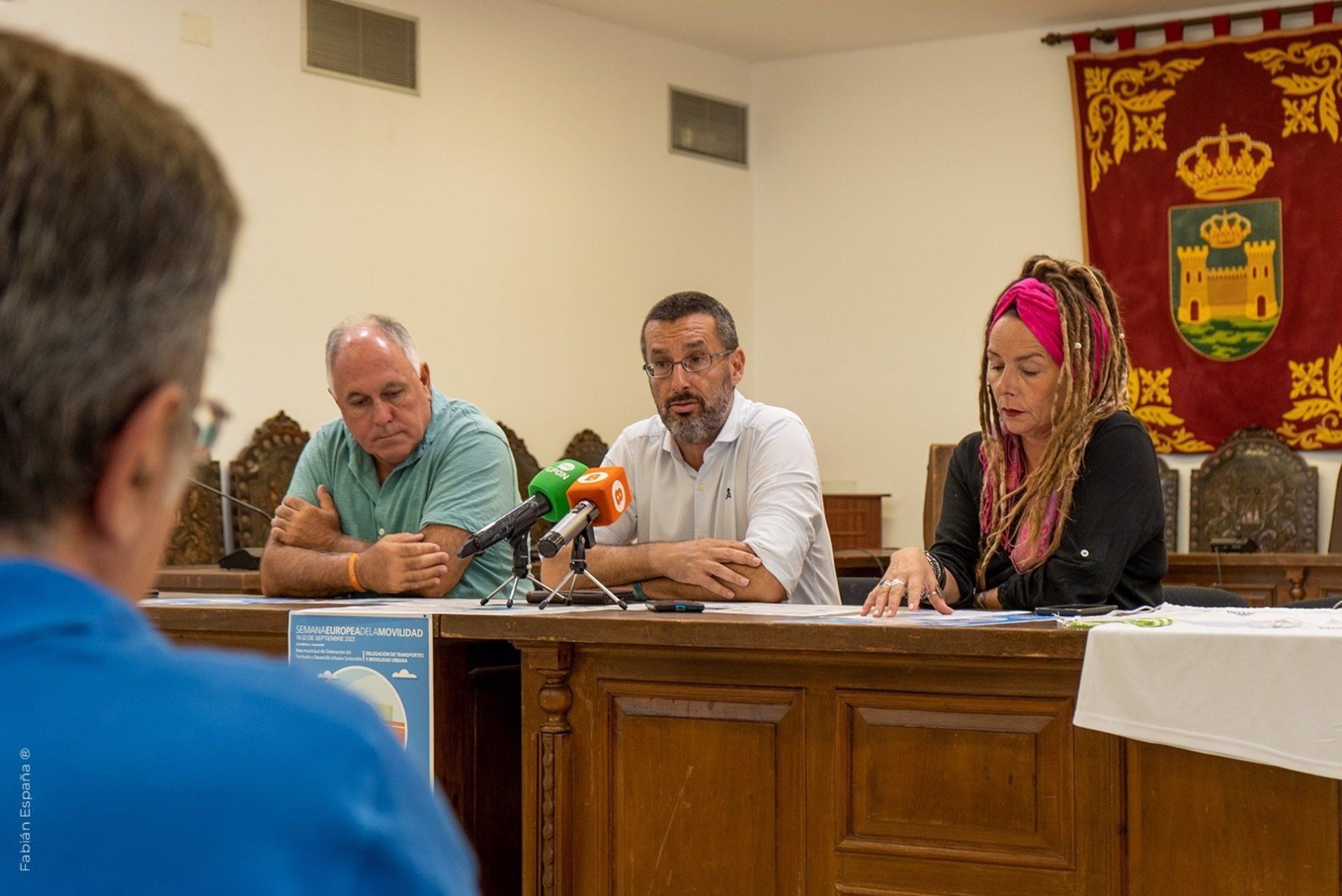 Juan Franco, alcalde de La Línea, en rueda de prensa. ARCHIVO - AYTO LA LÍNEA.