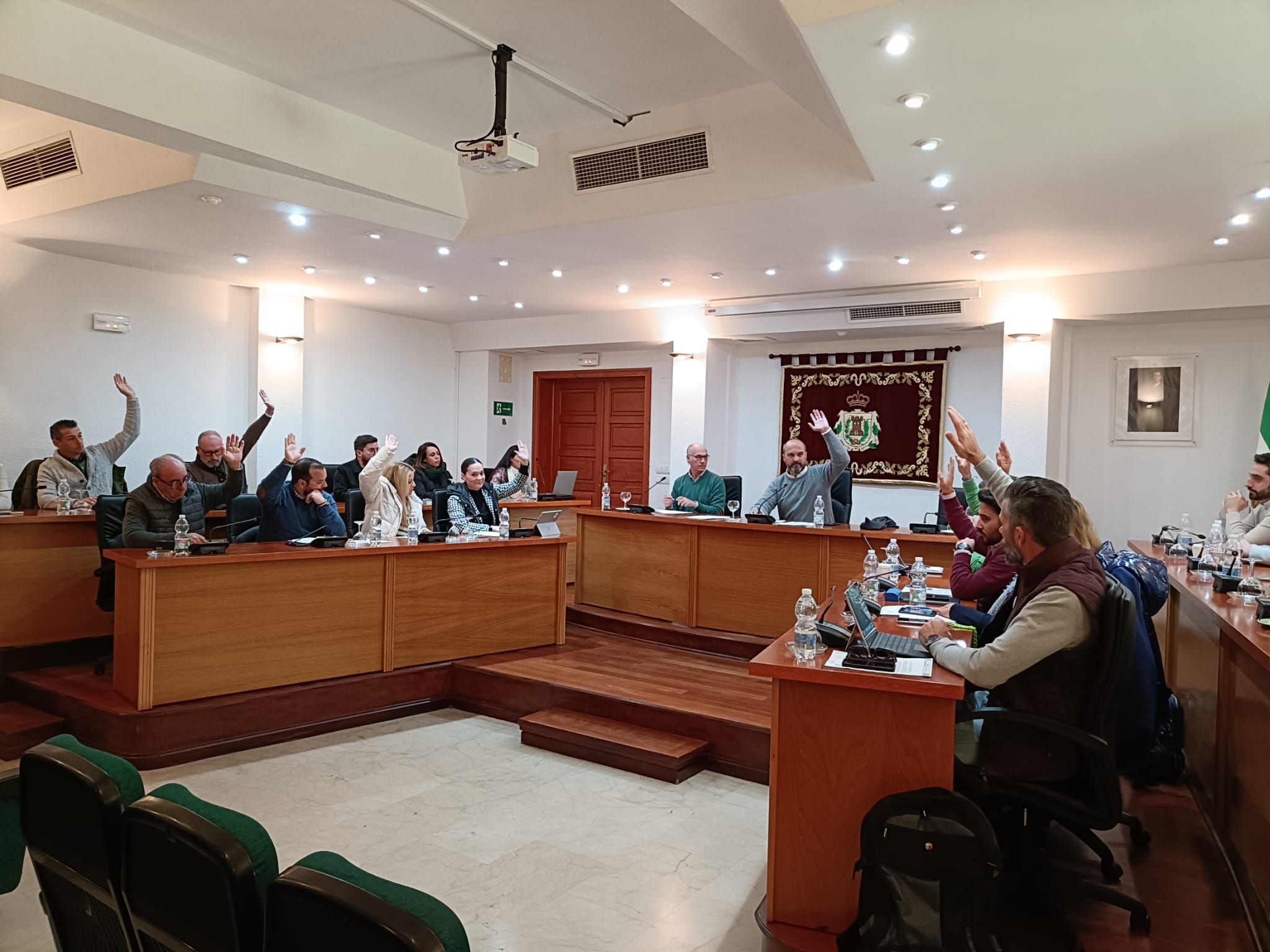 Pleno en el Ayuntamiento de Los Barrios.