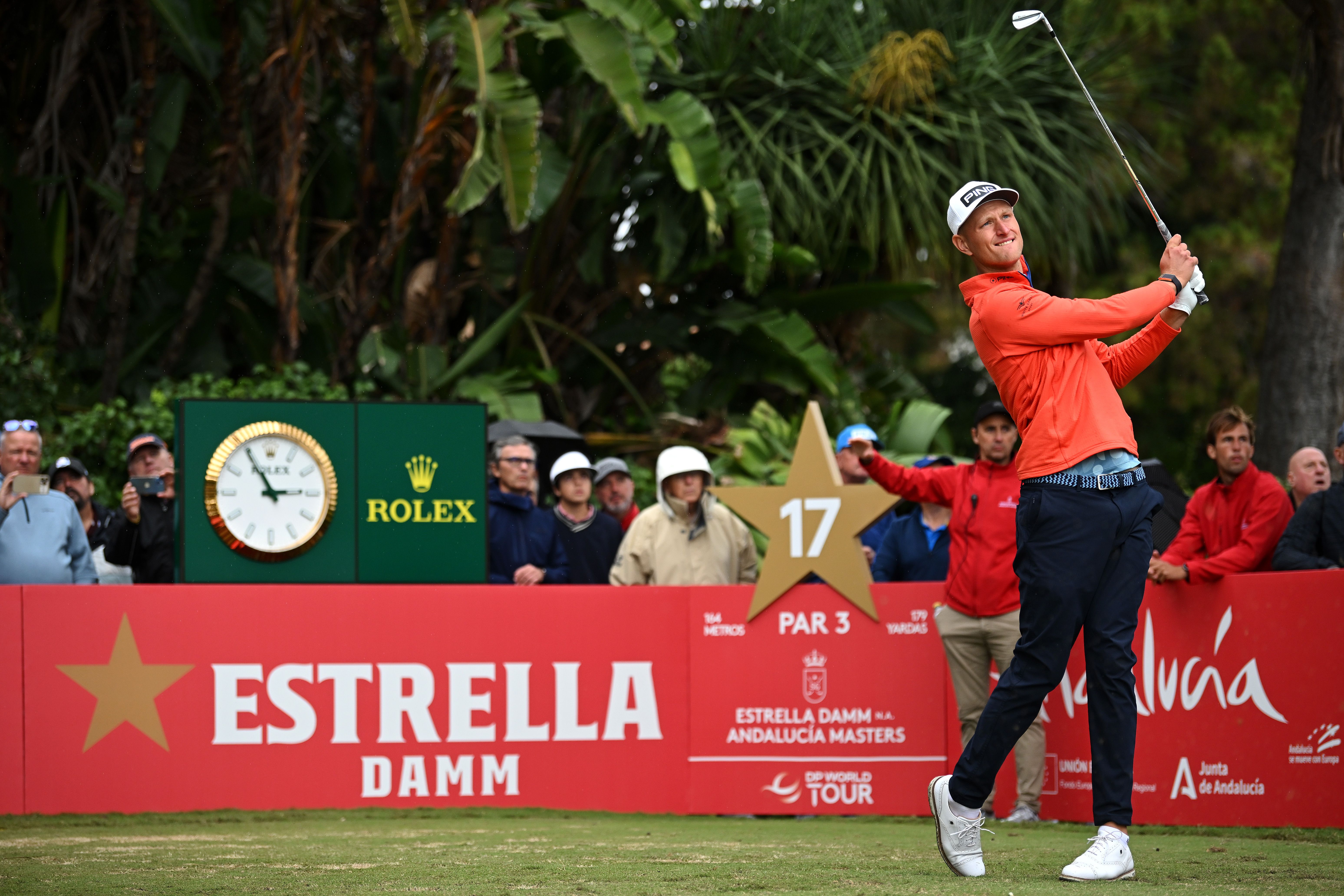 Adrian Meronk, durante el Estrella Damm N.A. Andalucía Masters 2023/Foto: © Getty Images